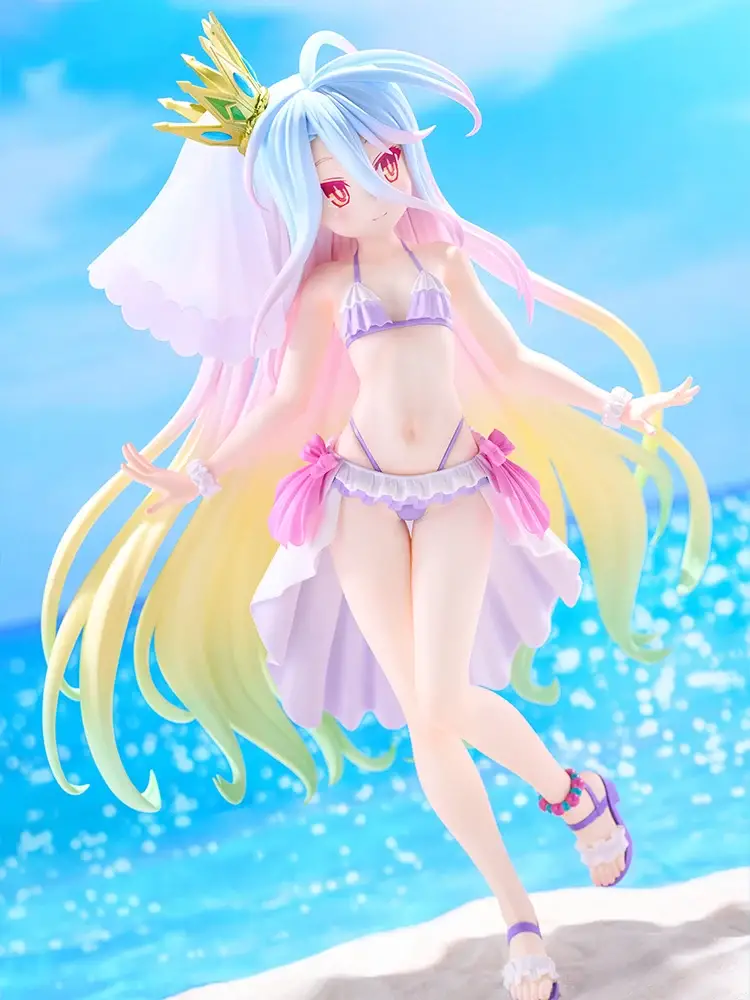 Figurine Shiro Ver. Swimsuit Dress de No Game No Life par FuRyu (Tenitol Tall)